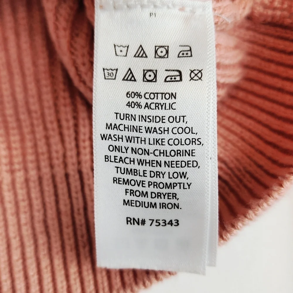 Cupcakes & Cashmere Girl Long Sleeve Button Down Knit Cardigan Swaeter